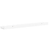 Picture Frame Ledge Shelves 2 pcs White 60x9x3 cm MDF