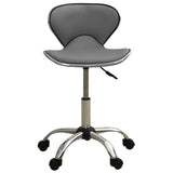 Salon Spa Stool Grey Faux Leather