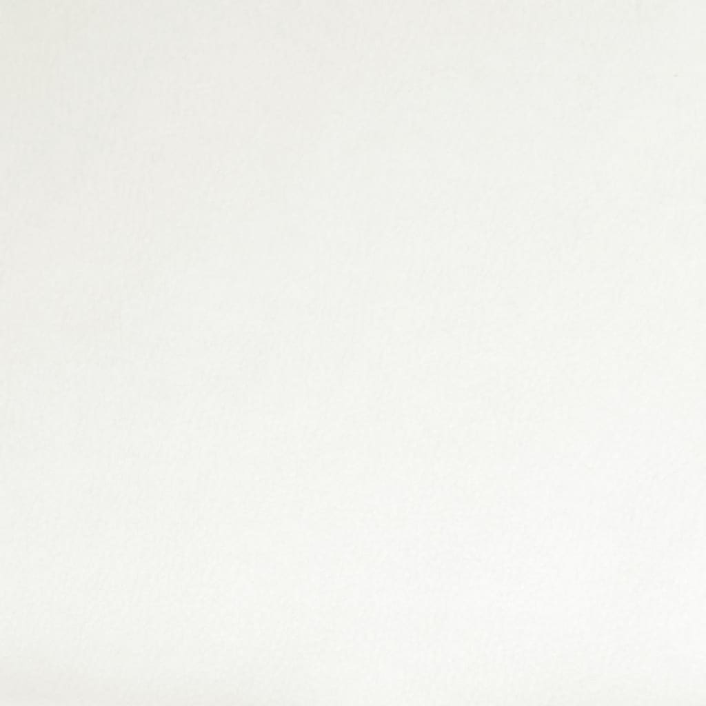 Salon Spa Stool White Faux Leather