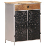 Sideboard 60x35x75 cm Rough Mango Wood & Iron - Extra Image