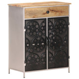 Sideboard 60x35x75 cm Rough Mango Wood & Iron - Extra Image