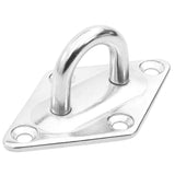 8 Piece Sunshade Sail Accessory Set Stainless Steel - Rear View