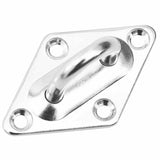 9 Piece Sunshade Sail Accessory Set Stainless Steel - Rear View