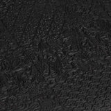 Coffee Table Carved Top Black 110x60x34 cm Solid Mango Wood