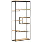 Bookcase 80x30x180 cm Rough Mango Wood