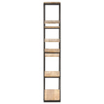 Bookcase 80x30x180 cm Rough Mango Wood