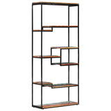 Bookcase 80x30x180 cm Solid Reclaimed Wood
