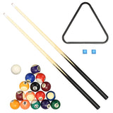 3 Feet Mini Pool Table 92x52x19 cm Black and Green - Top-Down View