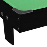 3 Feet Mini Pool Table 92x52x19 cm Black and Green - 45-Degree Angle