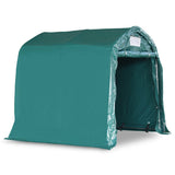 Garage Tent PVC 1.6x2.4 m Green - Top-Down View