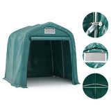 Garage Tent PVC 1.6x2.4 m Green - 45-Degree Angle