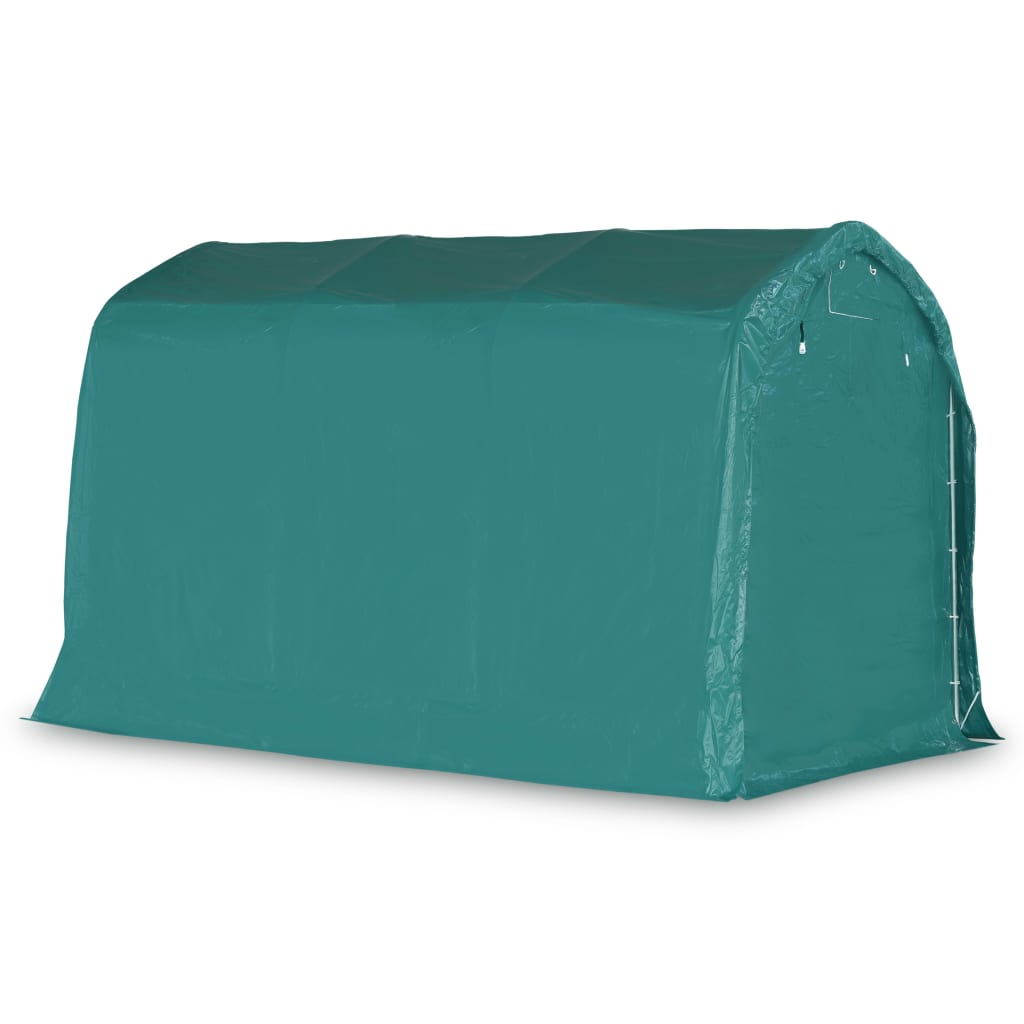 Garage Tent PVC 2,4x3,6 m Green