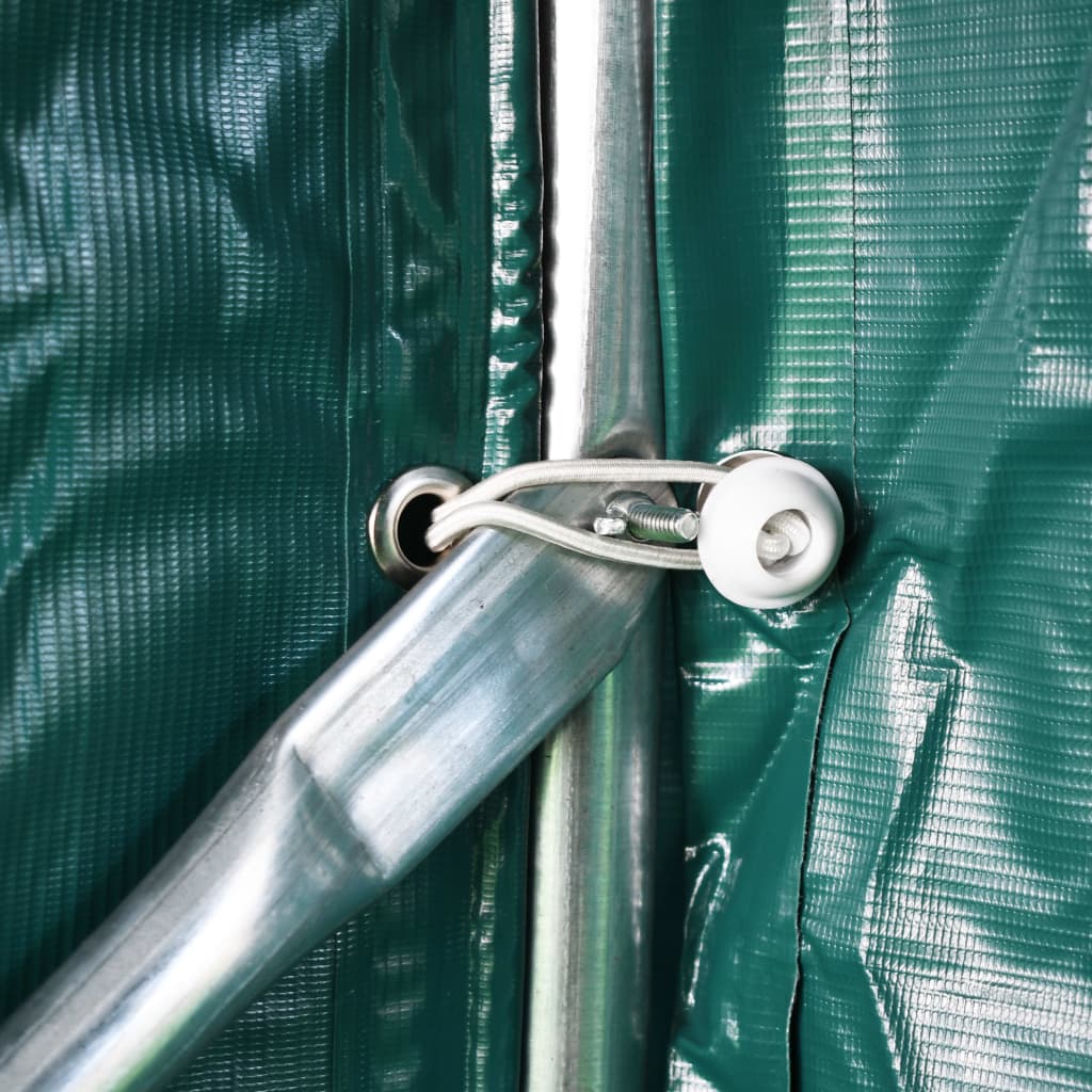 Garage Tent PVC 2,4x3,6 m Green