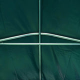 Garage Tent PVC 2,4x3,6 m Green - Close-Up Angle