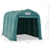 Garage Tent PVC 2,4x3,6 m Green - Extra Image