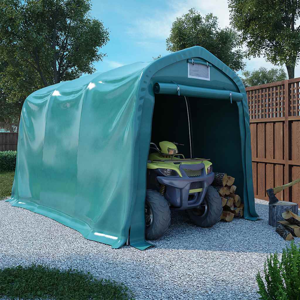 Garage Tent PVC 2,4x3,6 m Green