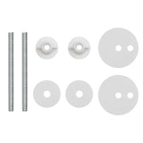 WC Toilet Seats with Lid 2 pcs MDF Penguin Design - Low Angle