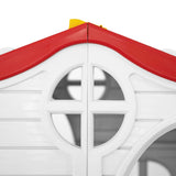 Kids Foldable Playhouse With Working Door And Windows - Close-Up Angle