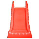 Foldable Slide for Kids Indoor Outdoor Red and Yellow - Top-Down View