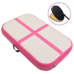 Inflatable Gymnastics Mat with Pump 60x100x10 cm PVC Pink