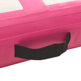 Inflatable Gymnastics Mat with Pump 60x100x10 cm PVC Pink