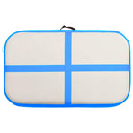 Inflatable Gymnastics Mat with Pump 60x100x10 cm PVC Blue