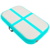 Inflatable Gymnastics Mat with Pump 60x100x10 cm PVC Green - Front View