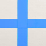 Inflatable Gymnastics Mat with Pump 300x100x15 cm PVC Blue
