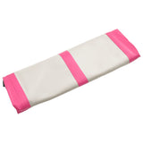 Inflatable Gymnastics Mat with Pump 400x100x15 cm PVC Pink - Extra Image