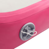 Inflatable Gymnastics Mat with Pump 300x100x20 cm PVC Pink