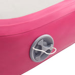 Inflatable Gymnastics Mat with Pump 400x100x20 cm PVC Pink