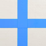 Inflatable Gymnastics Mat with Pump 200x200x10 cm PVC Blue