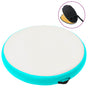 Inflatable Gymnastic Mat with Pump 100x100x10 cm PVC Green