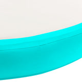 Inflatable Gymnastic Mat with Pump 100x100x10 cm PVC Green