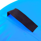 Inflatable Gymnastic Roll with Pump 100x60 cm PVC Blue - 45-Degree Angle