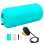 Inflatable Gymnastic Roll with Pump 120x75 cm PVC Green
