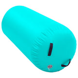 Inflatable Gymnastic Roll with Pump 120x75 cm PVC Green - Top-Down View