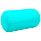 Inflatable Gymnastic Roll with Pump 120x75 cm PVC Green - 45-Degree Angle