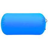 Inflatable Gymnastic Roll with Pump 120x90 cm PVC Blue - Side View