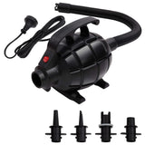 Electric Air Pump Black - Side View