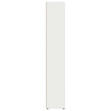 CD Cabinets 2 pcs White 21x16x93.5 cm Engineered Wood - Rear View