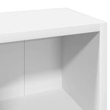 CD Cabinets 2 pcs White 21x16x93.5 cm Engineered Wood - Low Angle