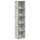 CD Cabinets 2 pcs Concrete Grey 21x16x93.5 cm Engineered Wood - Top-Down View