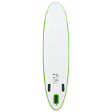 Inflatable Stand Up Paddle Board Set Green and White - Side View