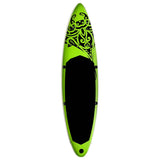 Inflatable Stand Up Paddleboard Set 366x76x15 cm Green - Side View