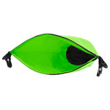 Dry Bag with Zipper Green 20 L PVC - Top-Down View