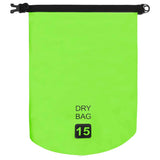 Dry Bag Green 15 L PVC - Side View