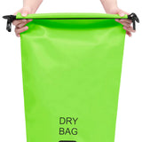 Dry Bag Green 20 L PVC - Front View