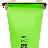 Dry Bag Green 30 L PVC - Front View