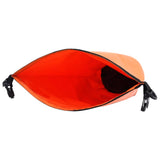 Dry Bag with Zipper Orange 30 L PVC - Top-Down View